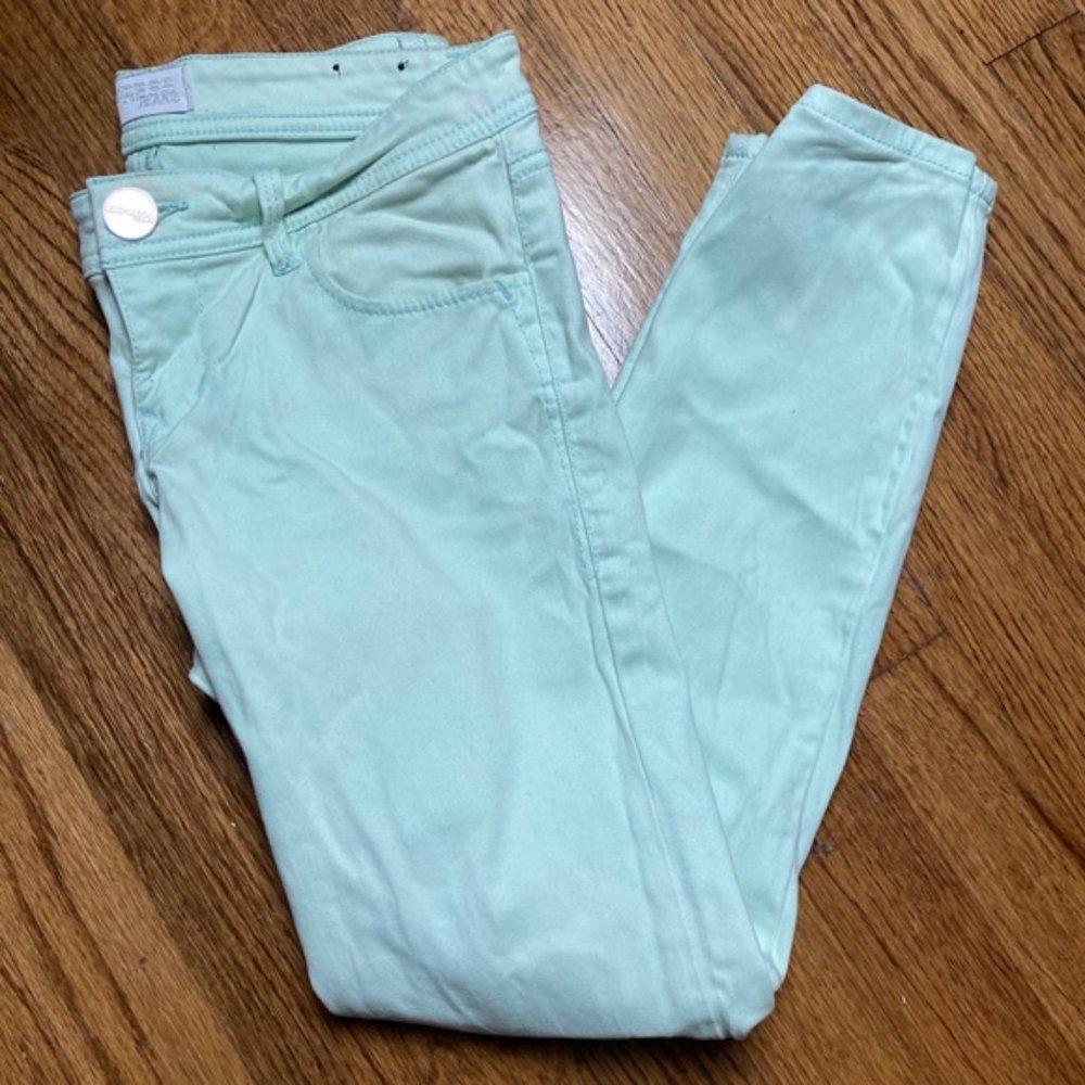 Mint Skinny Jeans